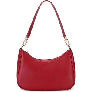 Women’s Red g Cute Hobo Tote Handbag Mini Clutch Purse with Zipper Closure
